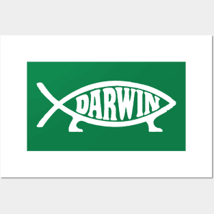 Darwin Fish Posters and Art